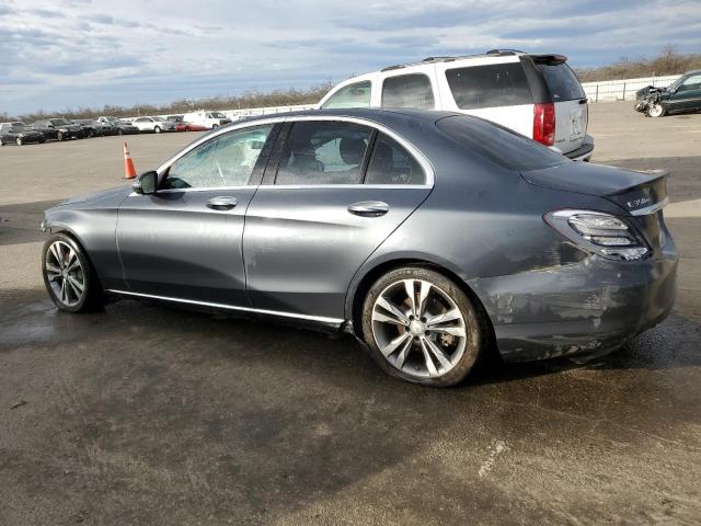 55SWF4HB3GU160230 - 2016 MERCEDES-BENZ C 350E GRAY photo 2