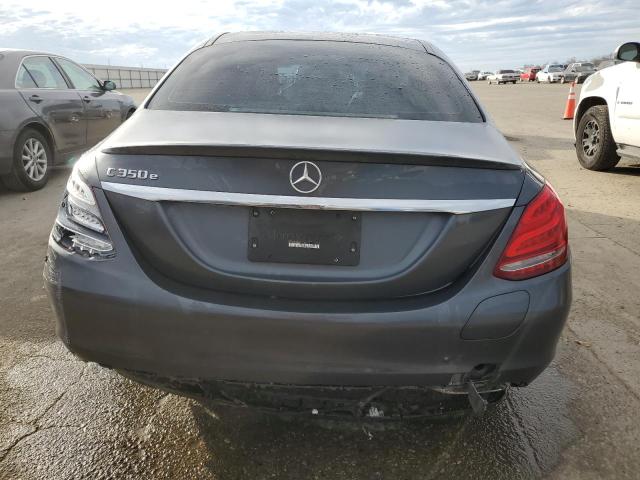 55SWF4HB3GU160230 - 2016 MERCEDES-BENZ C 350E GRAY photo 6