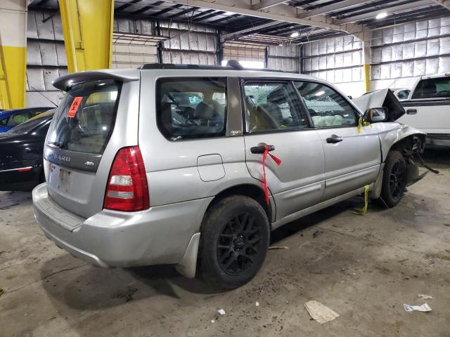 JF1SG65654H730908 - 2004 SUBARU FORESTER 2.5XS ვერცხლისფერი ფოტო 3
