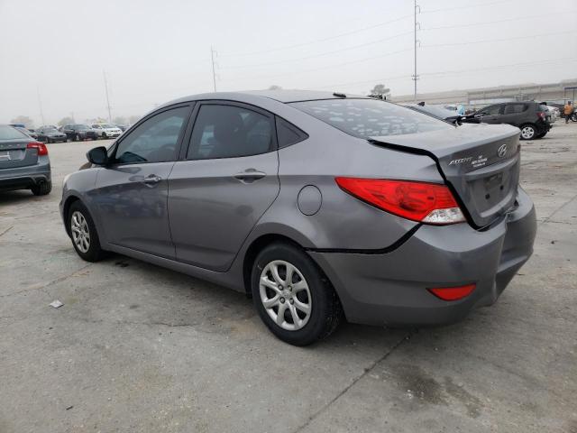 KMHCT4AE8DU523900 - 2013 HYUNDAI ACCENT GLS GRAY photo 2