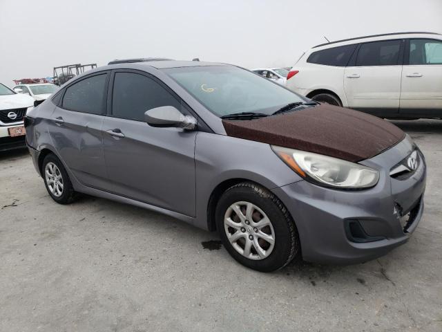 KMHCT4AE8DU523900 - 2013 HYUNDAI ACCENT GLS GRAY photo 4