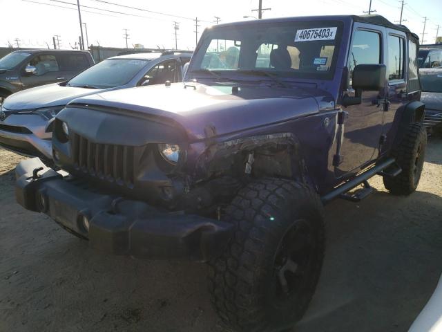 1C4BJWDG0JL844510 - 2018 JEEP WRANGLER U SPORT იასამნისფერი ფოტო 1