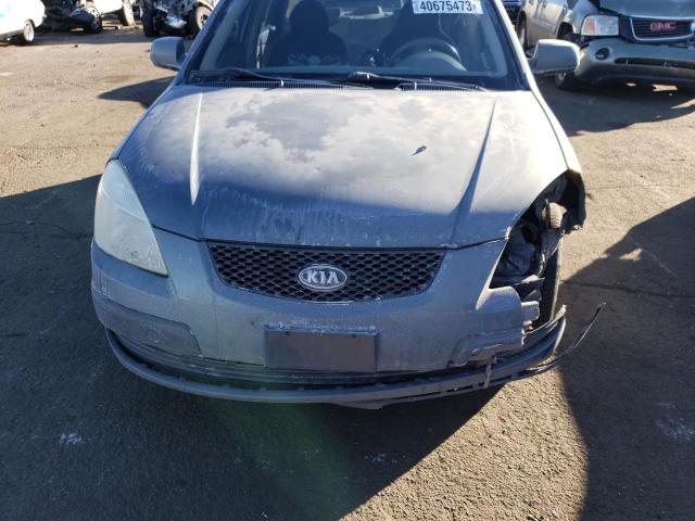 KNADE123176245507 - 2007 KIA RIO BASE BLUE photo 11