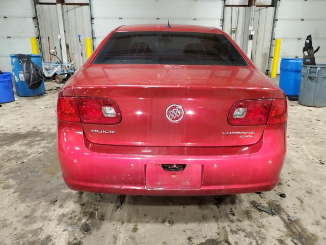 1G4HD57297U184462 - 2007 BUICK LUCERNE CXL RED photo 6