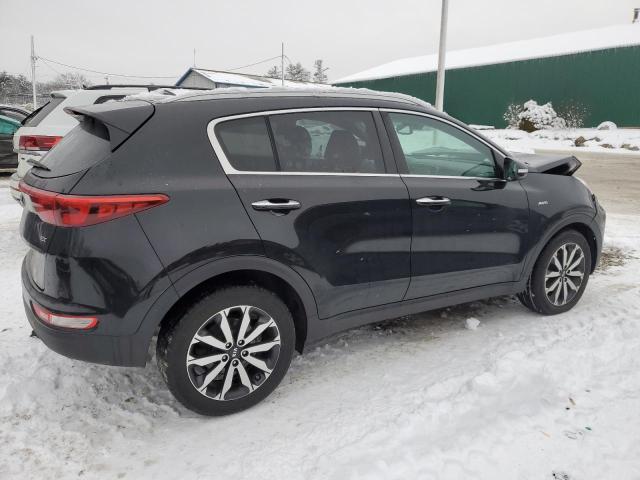 KNDPNCAC8H7185637 - 2017 KIA SPORTAGE EX BLACK photo 3