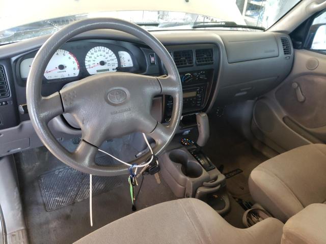 5TESM92N52Z051118 - 2002 TOYOTA TACOMA XTRACAB PRERUNNER ვერცხლისფერი ფოტო 8