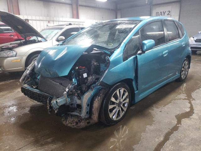 JHMGE8H65DC053092 - 2013 HONDA FIT SPORT BLUE photo 1