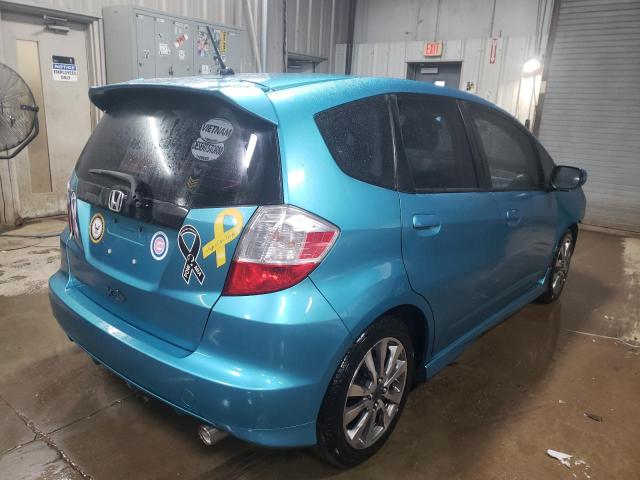 JHMGE8H65DC053092 - 2013 HONDA FIT SPORT BLUE photo 3