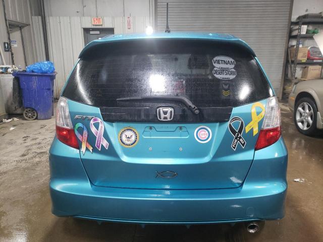 JHMGE8H65DC053092 - 2013 HONDA FIT SPORT BLUE photo 6