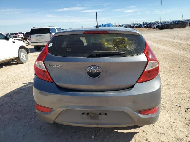 KMHCT5AE5GU265748 - 2016 HYUNDAI ACCENT SE GRAY photo 6