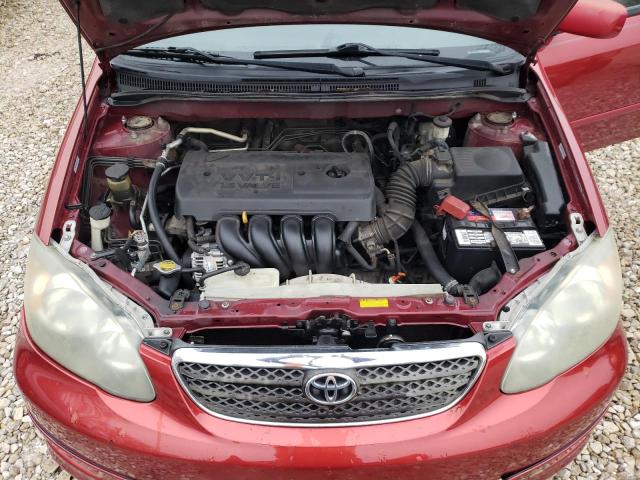 1NXBR32E47Z844291 - 2007 TOYOTA COROLLA S CE RED photo 11