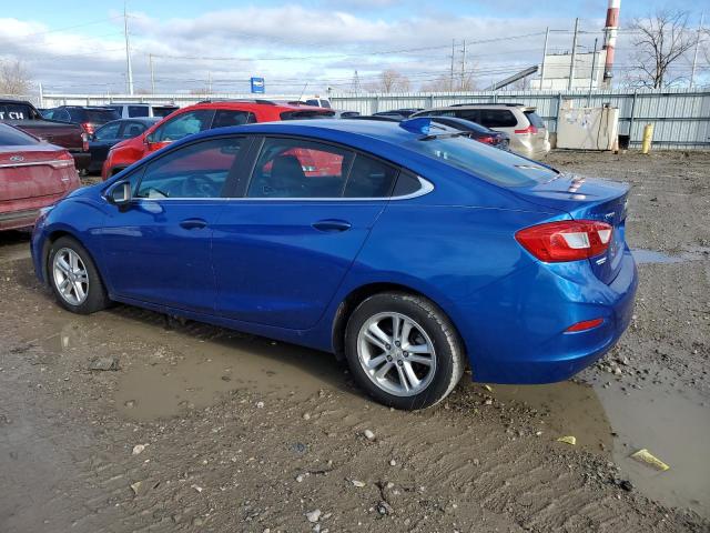 1G1BE5SMXG7243669 - 2016 CHEVROLET CRUZE LT BLUE photo 2