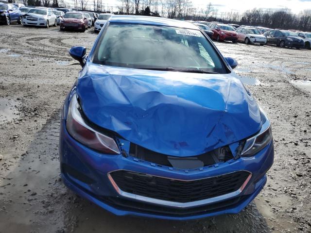 1G1BE5SMXG7243669 - 2016 CHEVROLET CRUZE LT BLUE photo 5