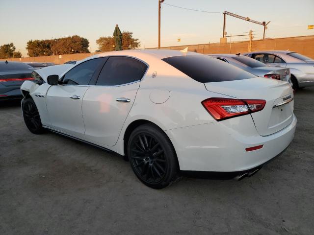 ZAM57XSA5E1107154 - 2014 MASERATI GHIBLI WHITE photo 2