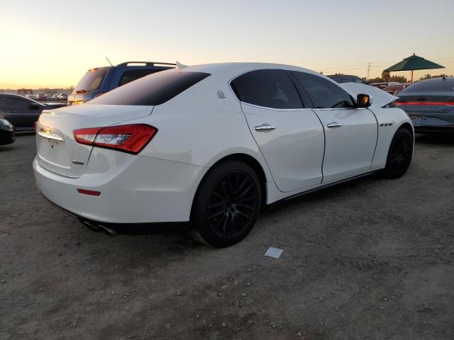 ZAM57XSA5E1107154 - 2014 MASERATI GHIBLI WHITE photo 3