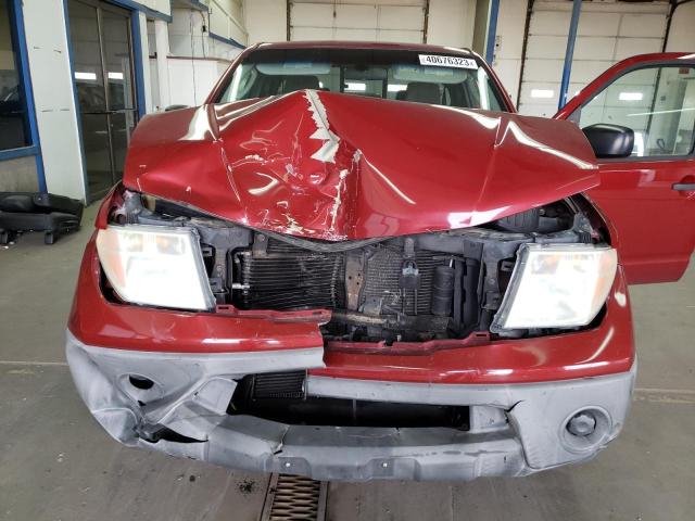 1N6BD06T46C455467 - 2006 NISSAN FRONTIER K RED photo 11