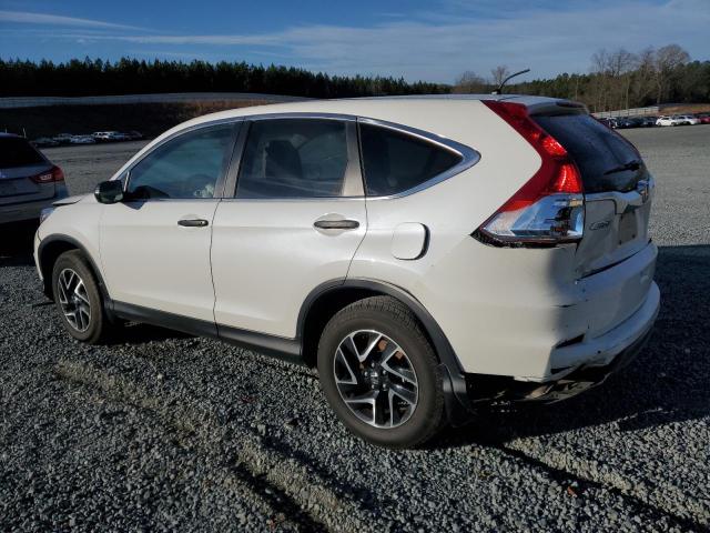 5J6RM4H42GL121951 - 2016 HONDA CR-V SE WHITE photo 2