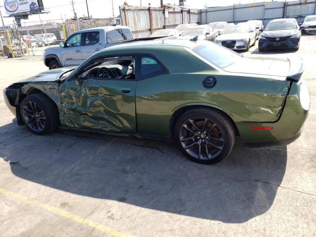 2C3CDZFJ7NH164892 - 2022 DODGE CHALLENGER R/T SCAT PACK GREEN photo 2