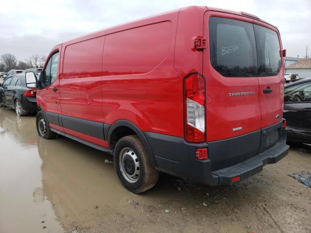 1FTNE1ZGXFKB25386 - 2015 FORD TRANSIT T-150 RED photo 2