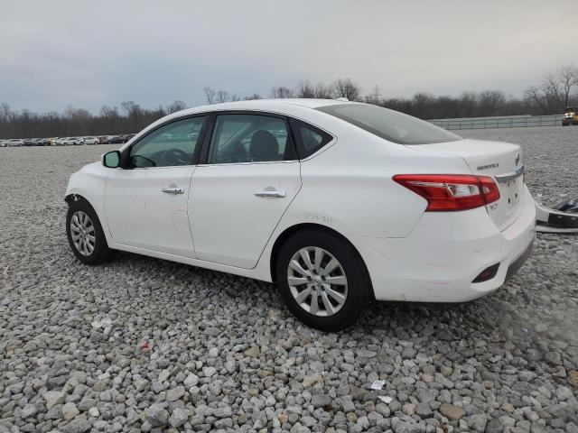 3N1AB7AP6HY359294 - 2017 NISSAN SENTRA S WHITE photo 2