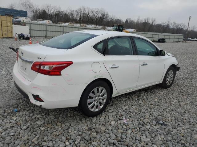 3N1AB7AP6HY359294 - 2017 NISSAN SENTRA S WHITE photo 3