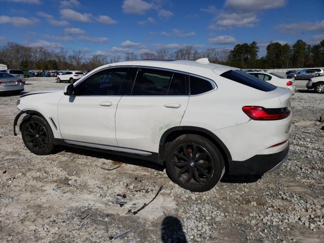 5UXUJ3C50KLG51977 - 2019 BMW X4 XDRIVE30I WHITE photo 2