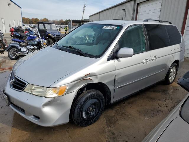 5FNRL18924B061753 - 2004 HONDA ODYSSEY EXL SILVER photo 1