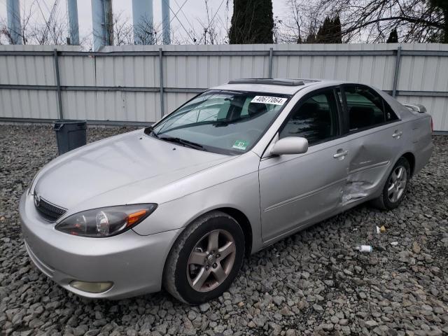 4T1BE32K73U714730 - 2003 TOYOTA CAMRY LE SILVER photo 1
