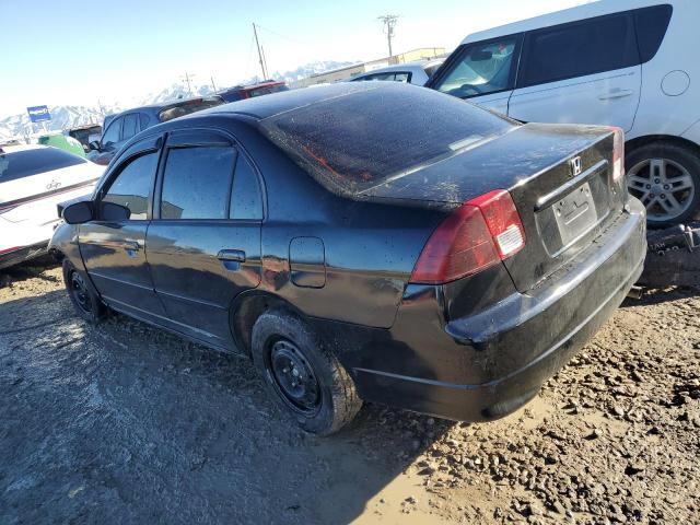 1HGES16345L022808 - 2005 HONDA CIVIC DX VP BLACK photo 2