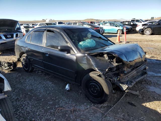 1HGES16345L022808 - 2005 HONDA CIVIC DX VP BLACK photo 4