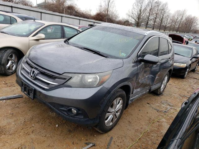 2HKRM4H7XDH635773 - 2013 HONDA CR-V EXL GRAY photo 1