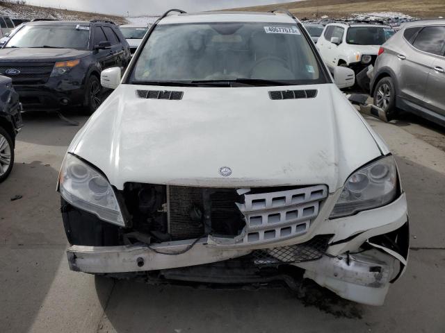 4JGBB8GB0BA638055 - 2011 MERCEDES-BENZ ML 350 4MATIC WHITE photo 5