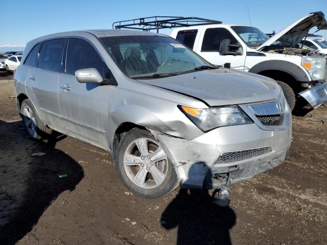 2HNYD2H31DH523881 - 2013 ACURA MDX TECHNOLOGY SILVER photo 4
