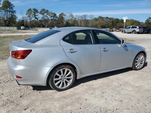 JTHBK262775046508 - 2007 LEXUS IS 250 SILVER photo 3