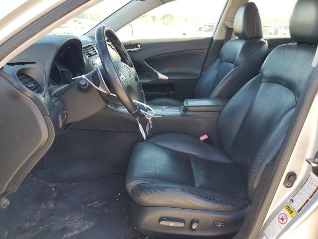 JTHBK262775046508 - 2007 LEXUS IS 250 SILVER photo 7