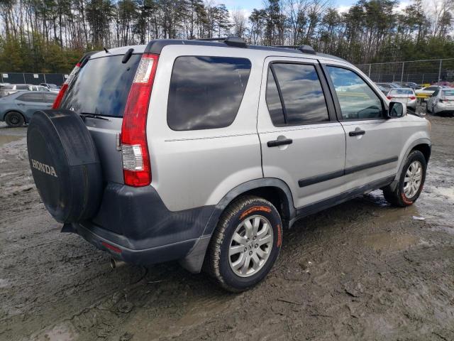 JHLRD68826C016381 - 2006 HONDA CR-V EX SILVER photo 3