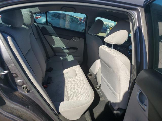 19XFB2F55EE068392 - 2014 HONDA CIVIC LX GRAY photo 10