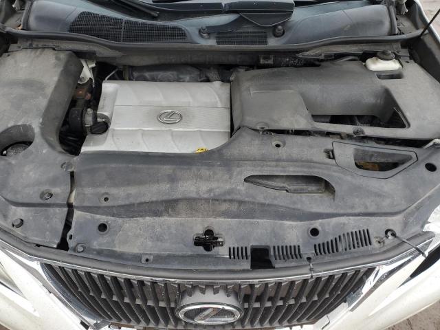 2T2ZK1BA4BC049476 - 2011 LEXUS RX 350 WHITE photo 12