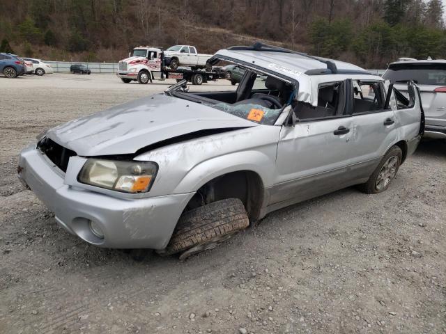 JF1SG65664H718217 - 2004 SUBARU FORESTER 2.5XS SILVER photo 1