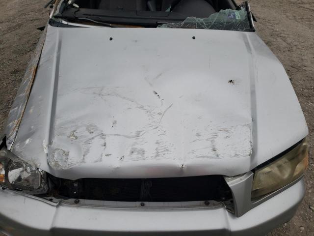 JF1SG65664H718217 - 2004 SUBARU FORESTER 2.5XS SILVER photo 11