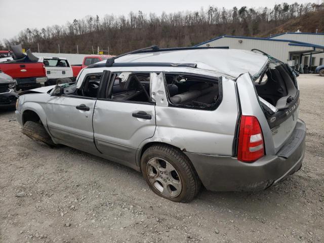 JF1SG65664H718217 - 2004 SUBARU FORESTER 2.5XS SILVER photo 2