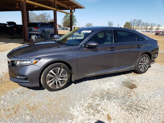 1HGCV3F44JA017214 - 2018 HONDA ACCORD HYBRID EX SILVER photo 1