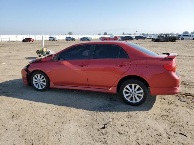 1NXBU4EE2AZ263444 - 2010 TOYOTA COROLLA BASE RED photo 2
