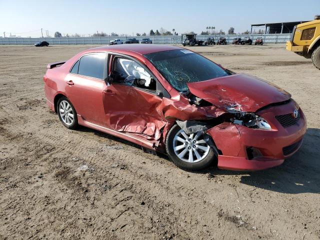 1NXBU4EE2AZ263444 - 2010 TOYOTA COROLLA BASE RED photo 4