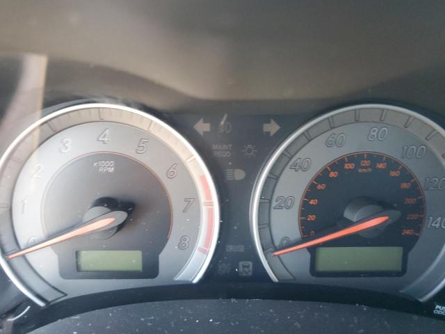 1NXBU4EE2AZ263444 - 2010 TOYOTA COROLLA BASE RED photo 9