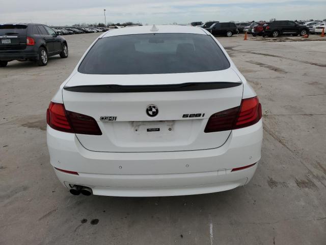 WBAXH5C50DDW15347 - 2013 BMW 528 XI WHITE photo 6