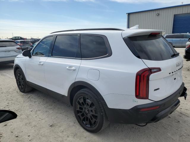 5XYP5DHCXNG307392 - 2022 KIA TELLURIDE SX WHITE photo 2