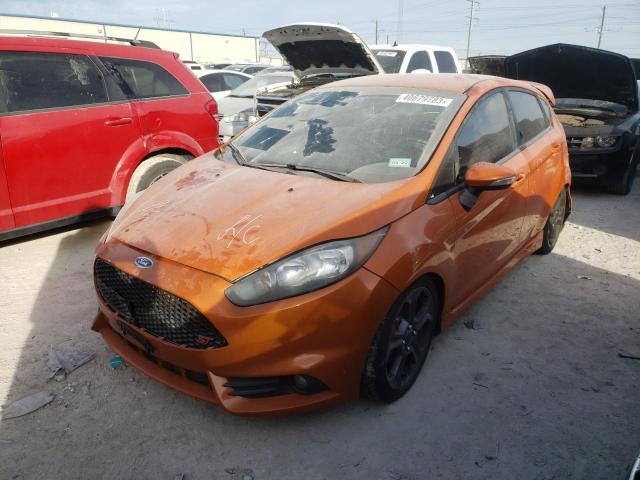 3FADP4GXXJM129360 - 2018 FORD FIESTA ST ORANGE photo 1