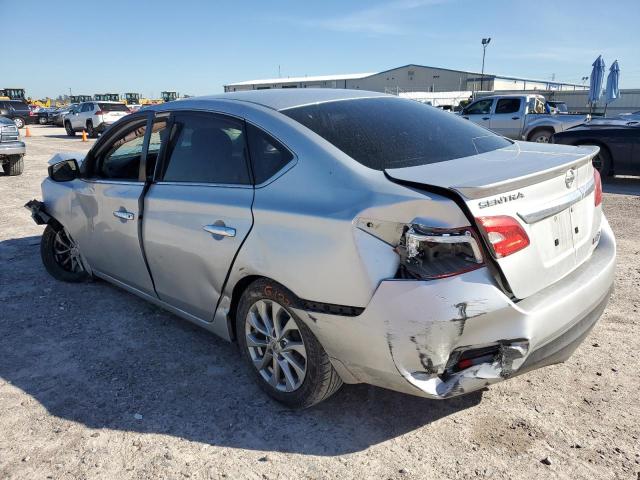 3N1AB7AP6KY378838 - 2019 NISSAN SENTRA S SILVER photo 2