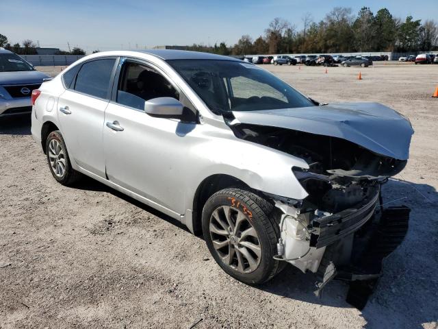 3N1AB7AP6KY378838 - 2019 NISSAN SENTRA S SILVER photo 4